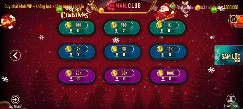 Đánh giá chất lượng game sâm lốc solo Man Club