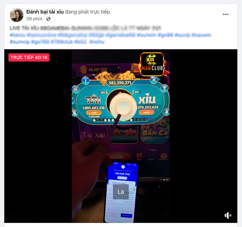 Khám phá câu chuyện livestream đánh bài online trên phở bò